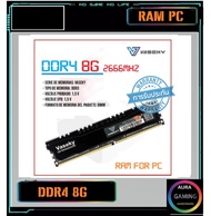 RAM VASEKY DDR4 8G BUS 2666Mhz Memory for Desktop ส่งเร็ว ส่งไว ใช้ใด้กับทุกบอร์ด