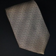 卡其色真絲曲線領帶商務百搭款式禮盒