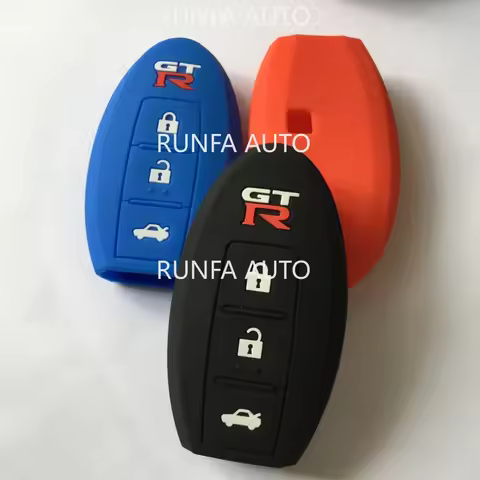 1PC Cover Silicone Protect Holder For Nissan Skyline Smart Remote FOB Case GT-R GTR 3B R32 R34 R35 R