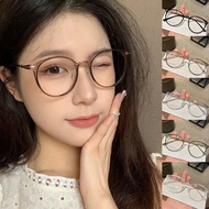 Fashion Women Round Frame Glasses Myopia Degree Glasses