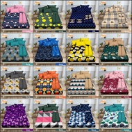 King Size Bed Sheet B2 UK 180x200 2 Pillows 2 Bolsters - Abstract Checkered Floral Motif