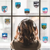 環遊世界玻璃貼系列頂級質感 日本主題靜電玻璃貼9入 東京鐵