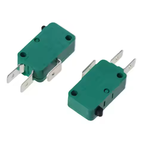 2Pcs KW3-OZ Micro Limit Switches 16A 125/250VAC SPDT NO NC Micro Switch Limit Switch 3 Pins PCB Term