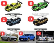 ****預訂 pre-order****   Trends Hobby 1/64 Porsche 911 GT3 Cayenne GT1 Land Cruiser