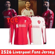 Top Quality Long sleeved L.I.V 25/26 home away Third Fans Version Football Jersey Soccer S-4XL Men S