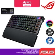 ASUS ROG Azoth Extreme Mechanical Gaming Keyboard Customizable 75% OLED screen with Carbon-fiber