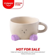 (GWP - Not For Sale) Colgate Sip & Smile Ceramic Mug (Purple) - Gimmick