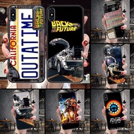 Back to the Future Phone Case For iphone 5 5S SE 2 6 6S 7 8 11 12 Mini Plus X XS XR Pro Max black so