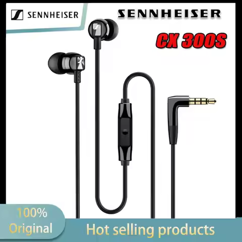 Sennheiser CX300S Wired Pure Bass Earphones Stereo Headset Sport Earbuds Noise Reduction Headphone f