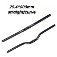 25.4 folding bicycle alloy handlebar straight curve 600mm bike accesories