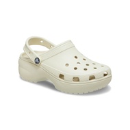 CROCS รองเท้า ลำลองผู้หญิง CLASSIC PLATFORM CLOG รุ่น 2067502Y2 - BONE ครีม W10