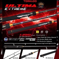 Tornado Ultima Fishing Rod 168cm 180cm 24T HRS Xwrapping Blank Hi-Carbon Solid Tip