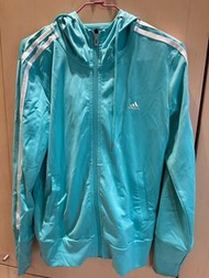 Adidas輕薄藍綠色外套