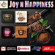 Wooden Wall Decoration Display Decoration Quotes Motivational Words Coffee