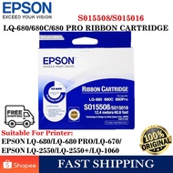 Epson ribbon LQ 670/ 680/LQ 680PRO/ LQ2550 / S015016/ S015508/LQ680 Ink/LQ680 Ribbon/LQ680 Cartridge/Genuine 680 Ribbon