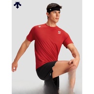 Descente DESCENTE Men's Inspiration Moisture-Absorbent Pure Cotton Breathable Short-Sleeved T-Shirt 