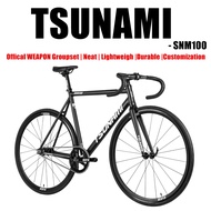 TSUNAMI fixie bike | fixed gear bike | single speed bike - SNM100  - Lightweight | Durable, Ready st
