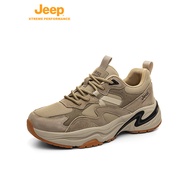 Jeep jeep Men's Shoes Casual Daddy Shoes Men 2026 Summer New Style Mesh Shoes Men Thick-Soled Sports