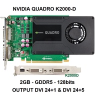 Card màn hình Nvidia Quadro K2000 K2200 K4000 K4200 K5000 K5200 hàng chính hãng bảo hành 6 tháng