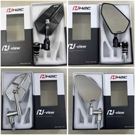 H2C Mview CNC aluminum mirror and glass with 360 degree rotating legs H2C side mirror