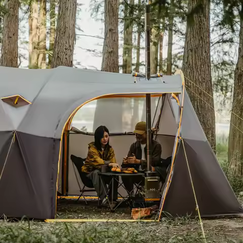 Naturehike KOTA6 Tunnel Tent 70D One Room One Living Room Large Space 4 SeasonTent Outdoor Travel Wa