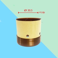 Speaker Coil 30.5 4 layers of copper core - speaker cone 30.5 mm (4 layers) copper wire