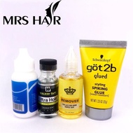 ♔ Super Lace Wig Glue Hair Bonding glue 38ml Got2b Hair Gel 35g Wig Tool Kits For Tape Toupee Lace F