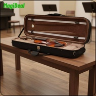 MagiDeal Lightweight Full Size Violin Case Shockproof Violin Case Adjustable Straps Musical Instrume