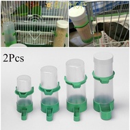 GUTHOP 2Pcs Pet Water Drinker Budgie Safety Practical Food Utensils Aviary Food Feeder