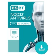 ESET NOD32 Antivirus 1 User 12 Months Subscription Windows