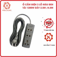 1200W load-bearing power outlet with ceramic core code 3A3 3A5 3 sockets