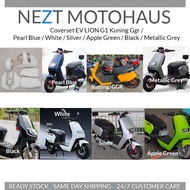 GGR LION G1 Coverset Kuning GGR / Pearl Blue / White / Silver / Apple Green / Black / Metallic Grey