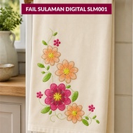Fail Corak Sulaman Digital Sedia untuk Mesin Sulam Brother, Singer, Janome (PES, DST, DGT, JEf, XXX)