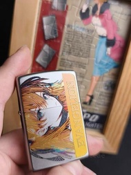 全新正貨 Zippo原裝正版 EVA聯名明日香防風煤油打火機