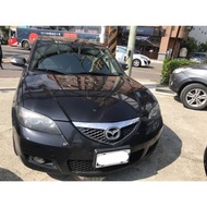 【FB搜尋桃園阿承】馬自達 超人氣MAZDA3 2008年 2.0 黑色 二手車 中古車