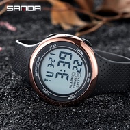 Sanda แฟชั่นกลางแจ้งนาฬิกาดิจิตอลนาฬิกาข้อมือแฟชั่นกีฬานาฬิกาผู้ชายนาฬิกาปลุกโครโน5Bar นาฬิกากันน้ำกฎ1251