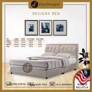 (Ready Stock) Designx Full Fabric Bed Frame / Divan Bed 4 Colours (All Sizes Available) / Bedroom Furniture / Product Malaysia