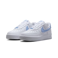 W Nike Air Force 1 Low Blue Gingham 藍白格子 DZ2784-100