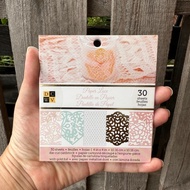 DCWV- 4x4 PAPER LACE PAPER STACK (30 Sheets)