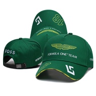 f1 season trend Flat brim caps Baseball caps men's and women's Aston Martin style cap trucker cap ca