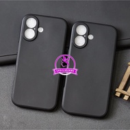 iphone 16 iphone 16 Plus iphone 16 Pro iphone 16 Pro Max liquid Silicone Macaron Square Color Black 