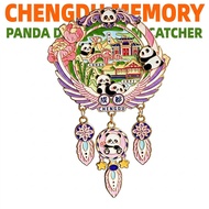 3D Hollow Out Panda Fridge Magnet China Chengdu Gift Magnetic Cute Souvenir Hiasan Peti Sejuk Hiasru