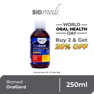 BIOMEDI Oralgard Antibacterial Oral Rinse Mouthwash 250ml
