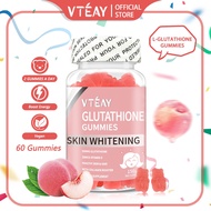 VTEAY Glutatione Vegan Halal Gummies Vitamins C Whitening Collagen Health and Beauty Supplement Skin