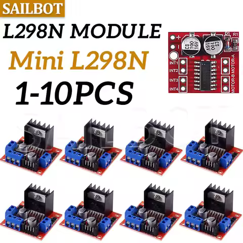 1/5/10PCS L298N DC Motor Driver MX1508 Mini Dual Channel 2-10V 1.5A 2 Way PWM Speed Controller Dual 