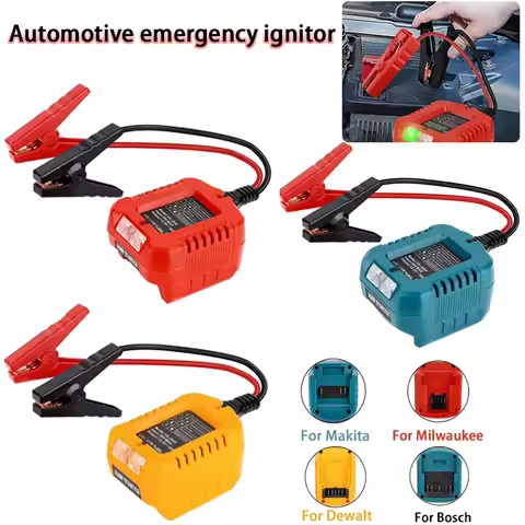 Automotive emergency ignitor for Dewalt/Makita/Milwaukee/Bosch 18V Battery automotive universalCar b