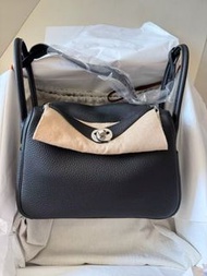 Hermes Lindy 26 black phw Hermès Lindy26 Noir sliver hardware黑色銀扣 黑銀