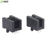 ADD 10PCS RJ11 Telephone Socket Curved Pin 95001 4P4C 6P6C 6P4C Female Jack Pcb Connector Telephone 