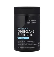 美國正品/ (Mini-Gels) Sports Research ALASKAN Omega-3 迷你魚油 120粒