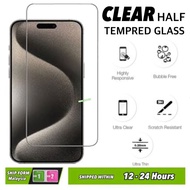 HONOR X5B PLUS /X5B /X5 PLUS /X5 HALF CLEAR TEMPERED GLASS